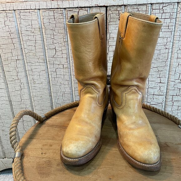 Vintage Campus Cowboy Pecos 8.5 Men 10 Women Boots Canada - Picture 1 of 6